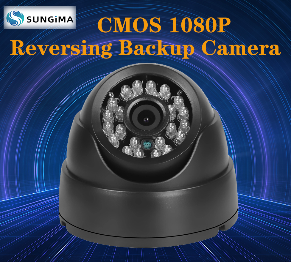2.0MP 1/3'' CMOS 1080P IP68 Waterproof Infrared LED Car Dome DVR Black Box Reversing Backup Camera